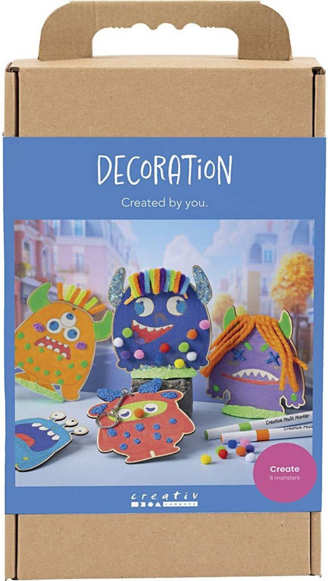 Creativ company hobby set décoration, échantillons, couleurs colorées et gaies, couleurs fortes, 1 boîte