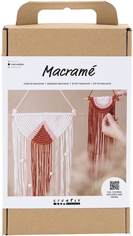 Entreprise créative https: www.ccobby.nl hobbyset-macrame-wall-decoration-1-box