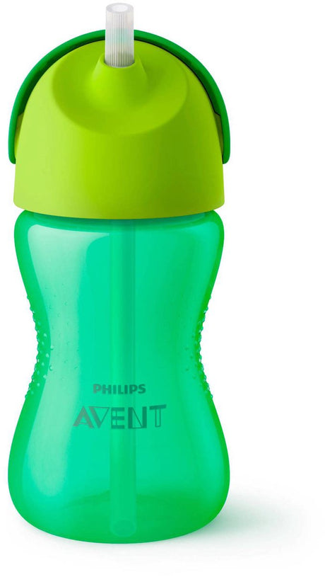 Philips avent gobelet avec paille - 12+ mois - 300 ml - vert - scf798 01