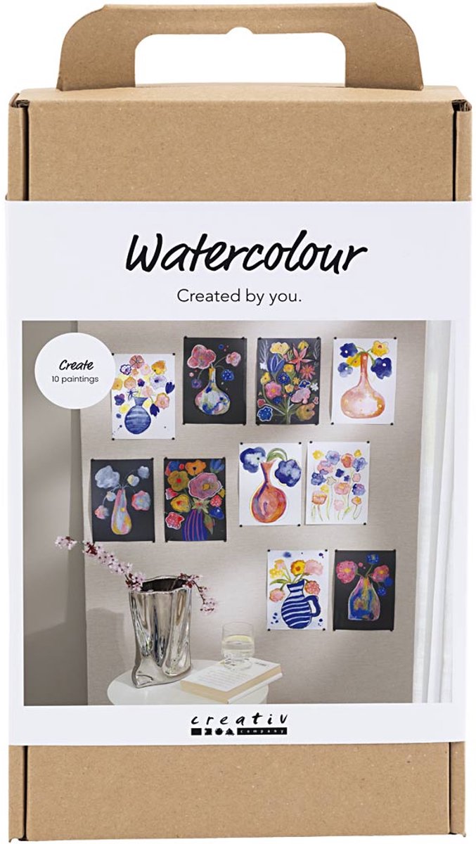 Creativ company hobby set aquarelle différentes couleurs
