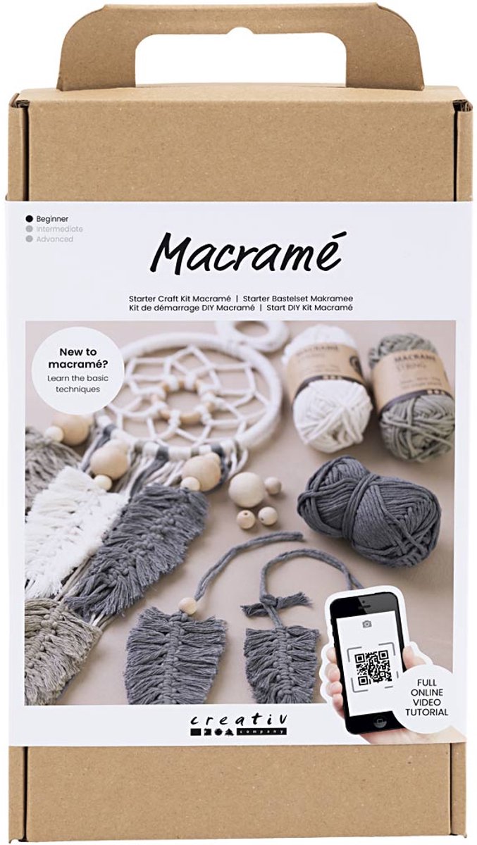 Entreprise créative https: www.cchobby.nl starter-hobbyset-macrame-1-doos