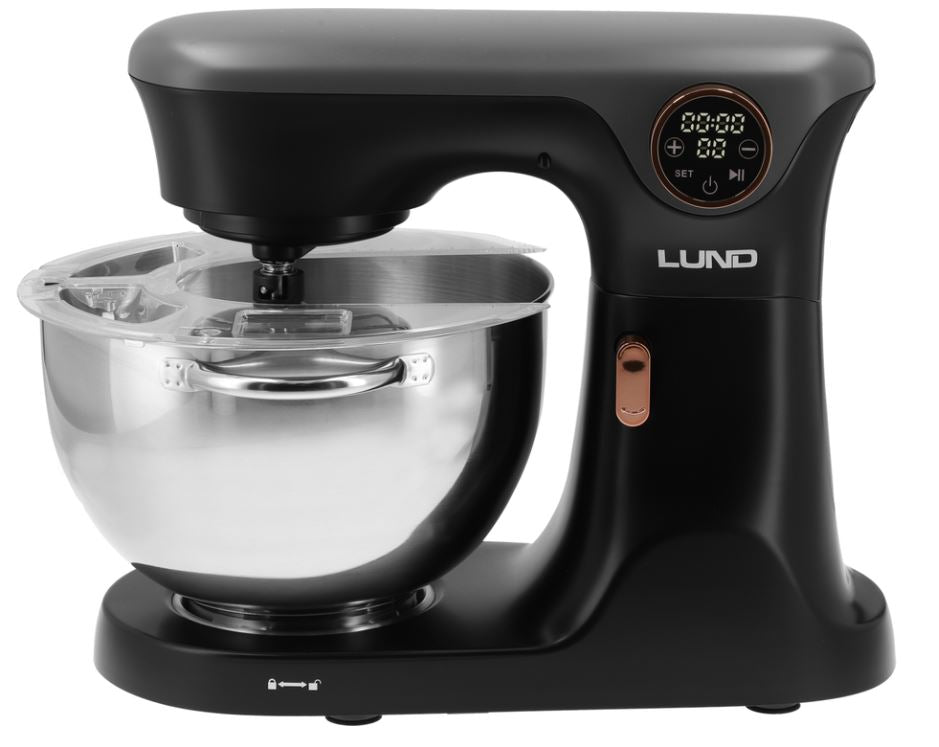 Lund planetaire mixer 2000w, 6l, timer