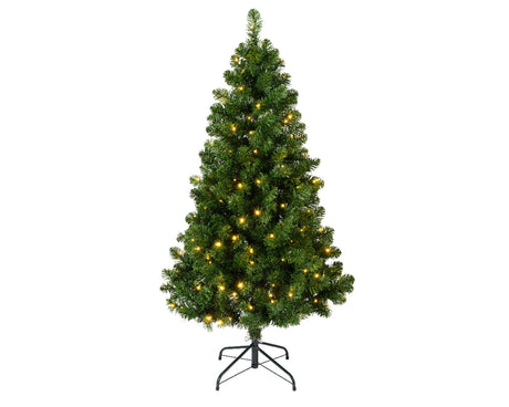 Sapin de Noël Everlands pin impérial180cm + éclairage LED