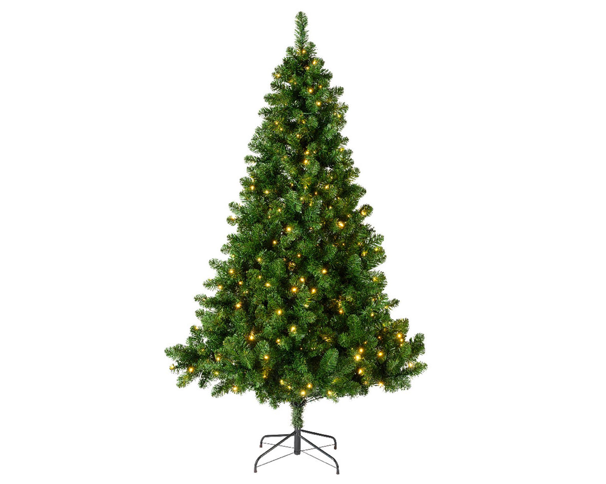 Sapin de Noël Everlands pin impérial210cm + éclairage LED