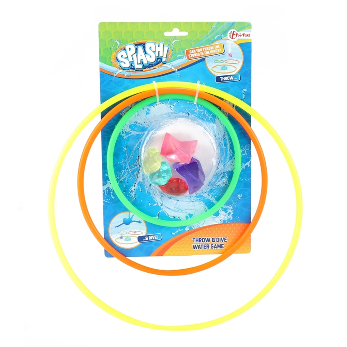 Toi-toys toi Toys Splash Ring Jeu de lancer Jeu de plongée