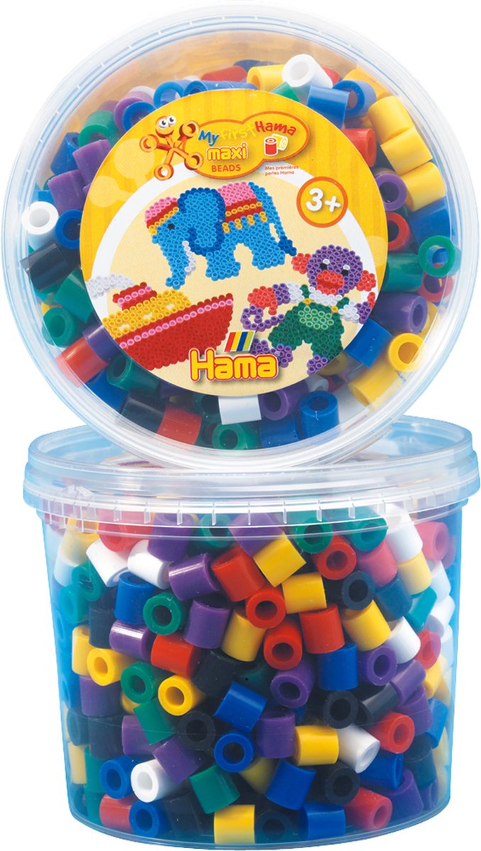 Hama Iron Beads Maxi dans BAK - Mélange Standard (00), 600st.