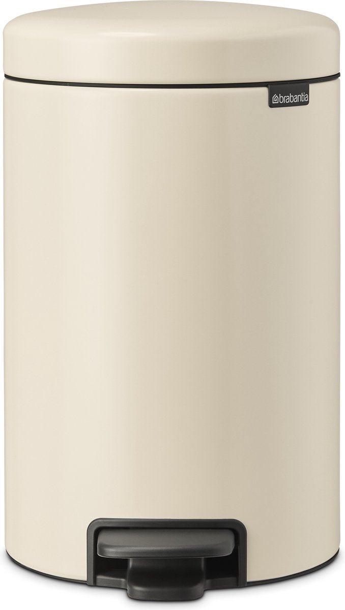 Poubelle Brabantia newicon - 12 litres - beige doux
