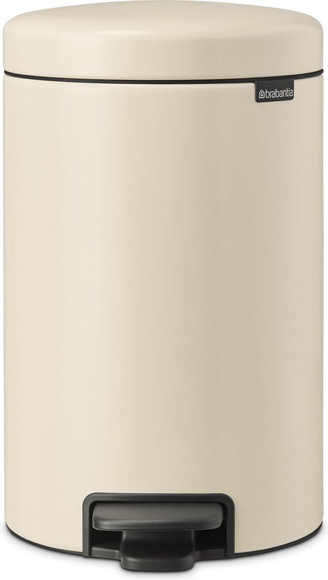 Poubelle Brabantia newicon - 12 litres - beige doux