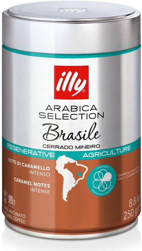 Illy – café moulu cerrado mineiro – 6 x 250g