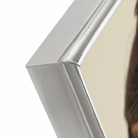 Cadre photo Zep 120s01-66 plaqué argent 15x15 cm