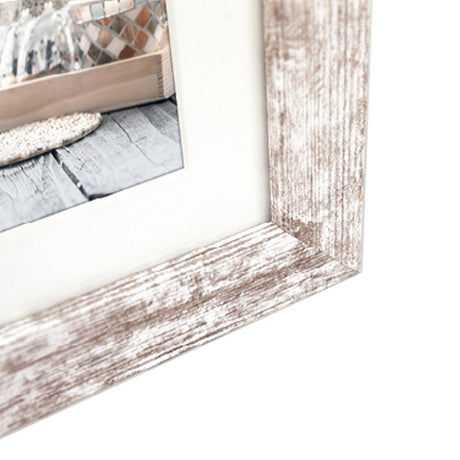 Frame photo Zep V23106 Nelson 6 3Q White Wash pour 3 photos