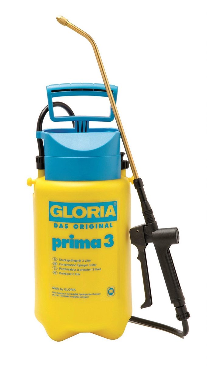 Seringue nébuliseur Gloria | capacité 3 l | 3 bars perbunan (nbr) | poids 1,24 kg | 1 pièce - 000078.0000 - 000078.0000
