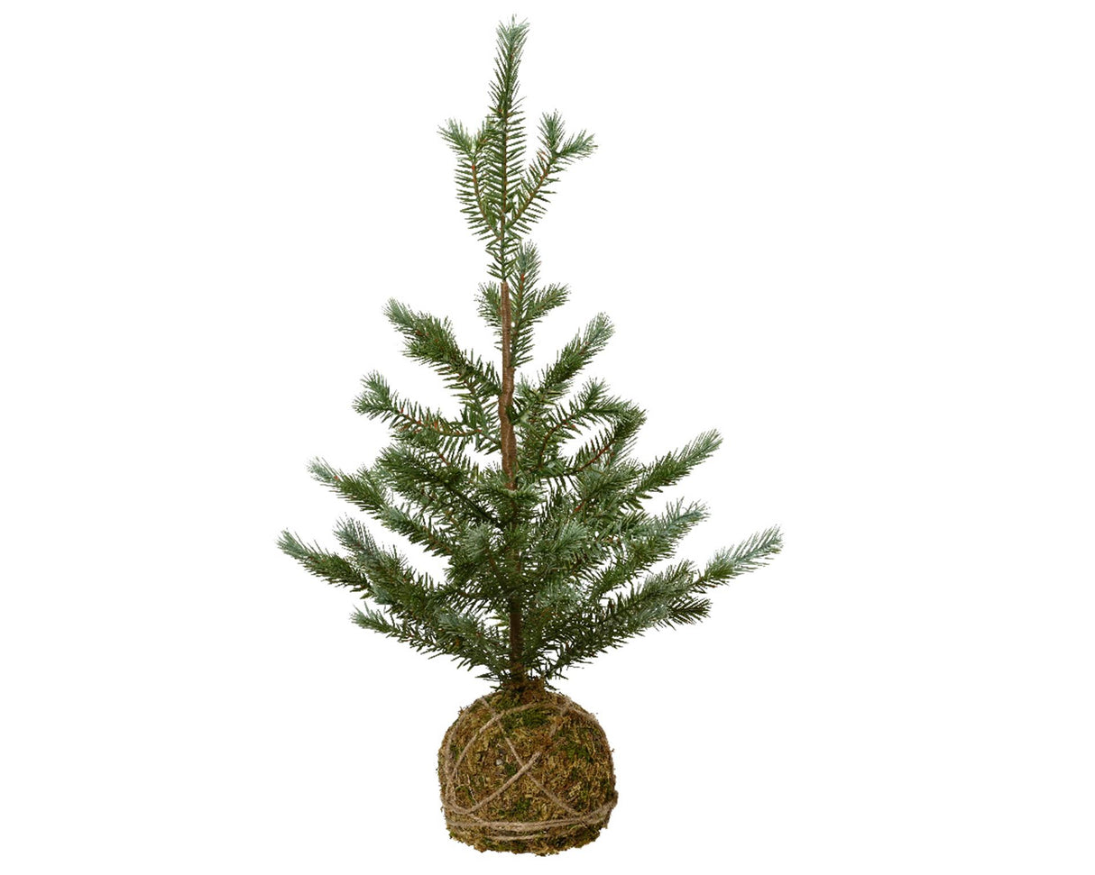 Sapin de Noël Lumineo sur boule de mousse h60cm