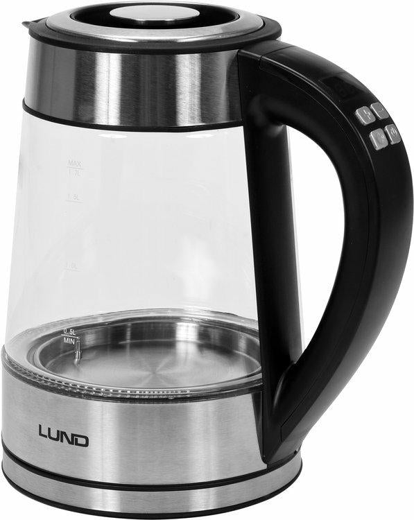 Lund elektrische ketelglas led 1,7l temperatuurregeling