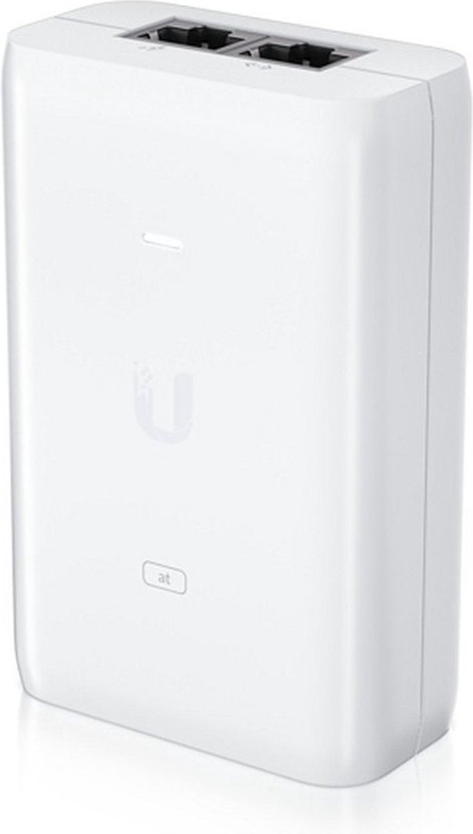 Ubiquiti u-poe-at | injecteur poe+ (802.3at) | 30w | Gigabit Ethernet | poe (avec adaptateur)