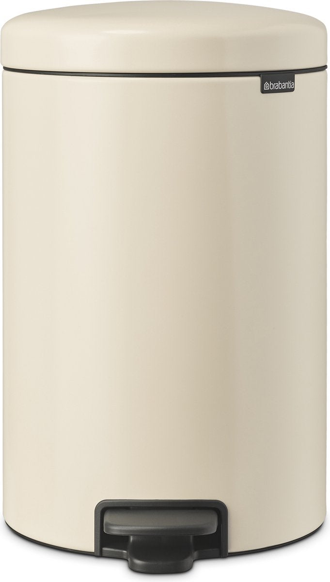 Poubelle Brabantia newicon - 20 litres - beige doux