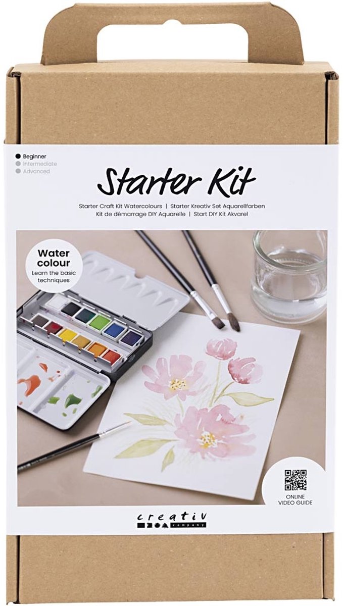 Entreprise créative https : www.cchobby.nl starter-hobbyset-aquarel-1-doos