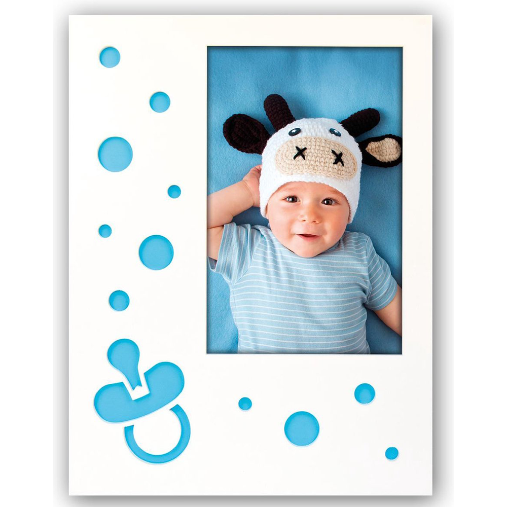 Zep cadre photo bébé wp0157b nicola bleu 13x18 cm