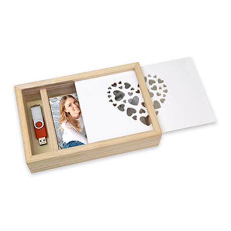 ZEP CZ1246 LOVE BOX USB pour photo 10x15 21.5x14.5x5 cm