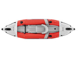 Intex inflatable kayak excursion k1 305 cm vinyl red 3-piece