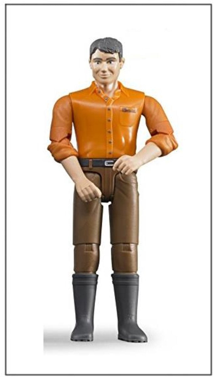 Homme Bruder avec un pantalon marron