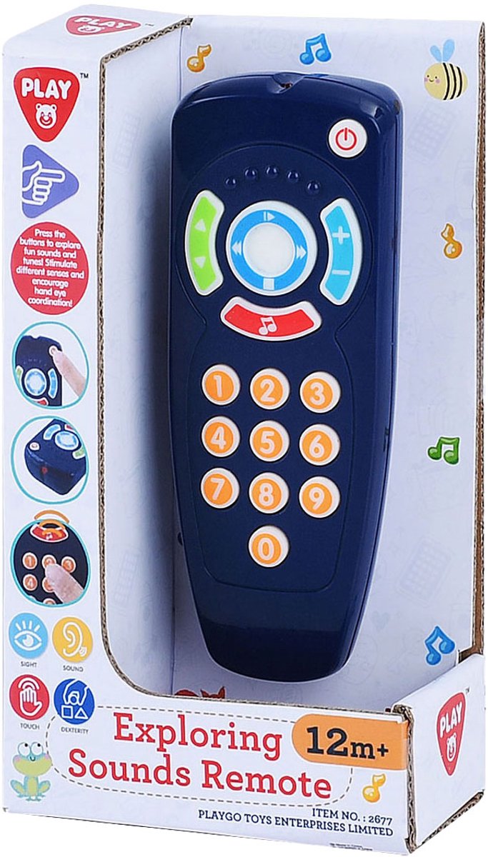 Playgo bébé télécommande avec son bleu