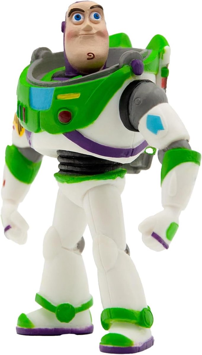 Bullyland 12760 – Figurine Disney Pixar Toy Story avec l'année lumière Buzz – design réaliste et détaillé – idéale comme figurine de gâteau, objet de collection ou cadeau sympa pour les enfants à partir de 3 ans
