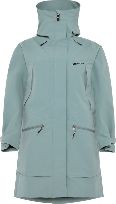 Didriksons veste outdoor femme ilma wns parka 8 - bleu usine