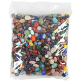 Perles en verre Creativ Company, taille 7-18 mm, diamètre du trou 1 mm, env. 600 pièces, différentes couleurs, 1000 g 1 boîte