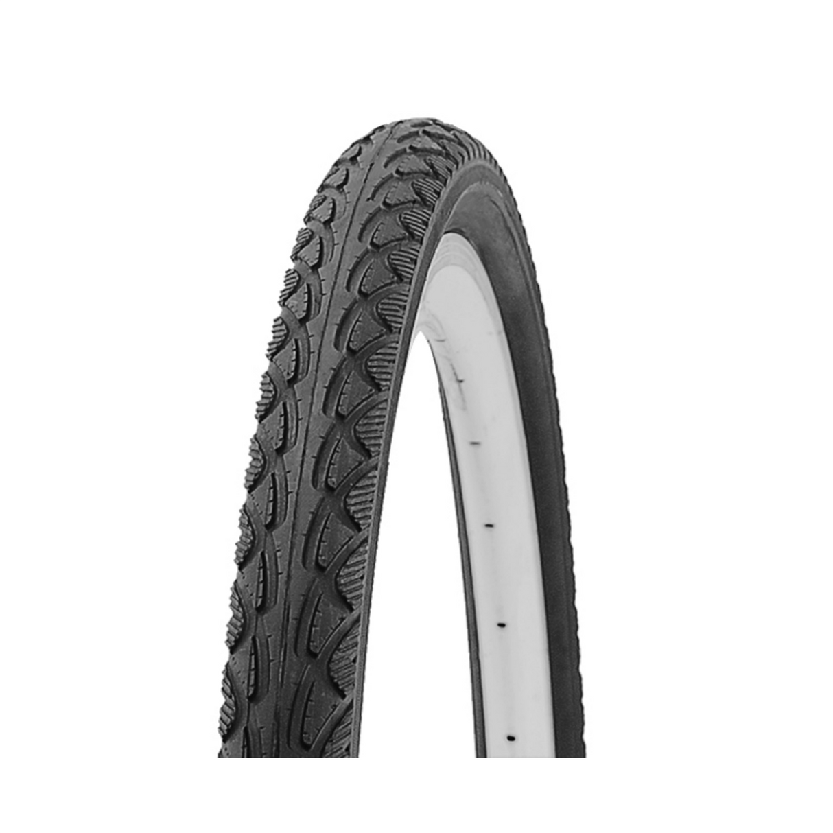 Hakuba Tire P1134, svart med hvit linje, 28x1,75, Etro 47-622