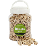 Société créative https : www.cchobby.nl perles-en-bois-taille-9x9x9-mm-taille du trou-3-mm-environ-400-pièce-185-gr-400-ml-1-seau
