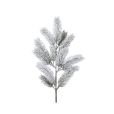 Branche de pin artificielle Decoris avec neige 5x11x49cm