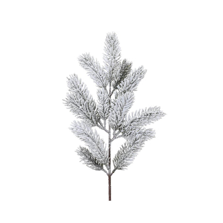 Branche de pin artificielle Decoris avec neige 5x11x49cm
