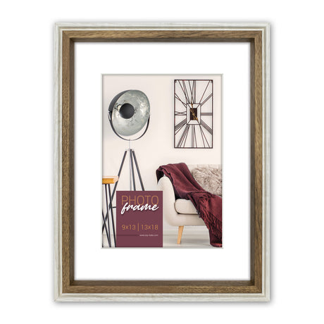 Cadre photo ZEP DN768W Palmi White 10x15 15x20 cm
