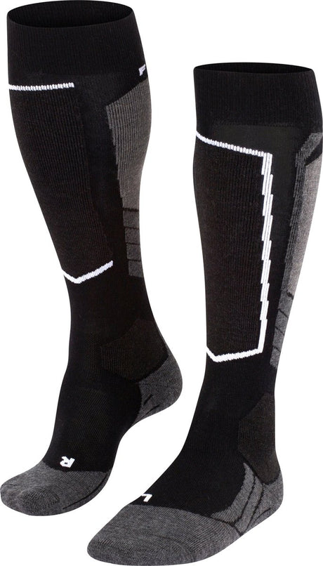 Falke sk2 laine chaude et épaisse laine fonctionnelle chaussettes de ski femme noir - taille 35-36