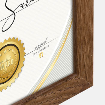 Certificat ZEP V4721N Brown 21x29.7 cm