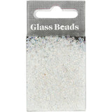 Perles de rocaille Creativ company, d 1,7 mm, taille 15 0, diamètre du trou 0,5-0,8 mm, transparentes, 25 gr 1 boîte