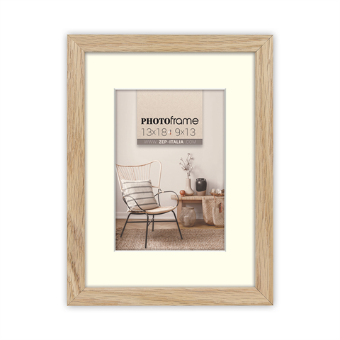 Cadre photo Zep v4546n malmo naturel 7x10 10x15 cm