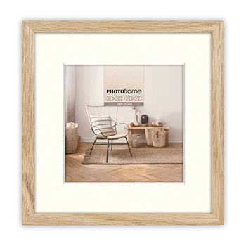 Cadre photo Zep v4530n malmo naturel 20x20 30x30 cm