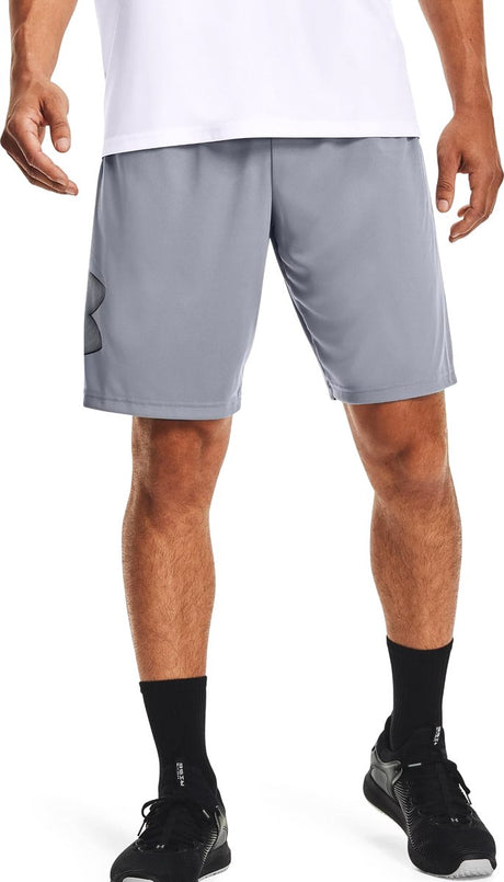 Under Armour UA Tech Graphic Short-Gris Pantalon de sport pour homme - Acier - Noir