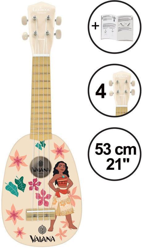 Lexibook ukulélé vaina en bois avec cordes en nylon - 53 cm