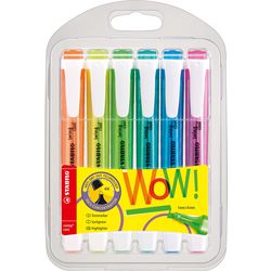 Stabilo swing cool - surligneur - lot de 6 pièces