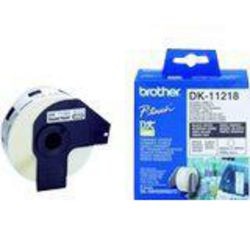 Etiquettes rondes dk11218 noir sur blanc