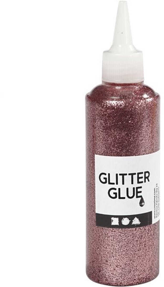Colle pailletée Creativ company rose clair, 118ml