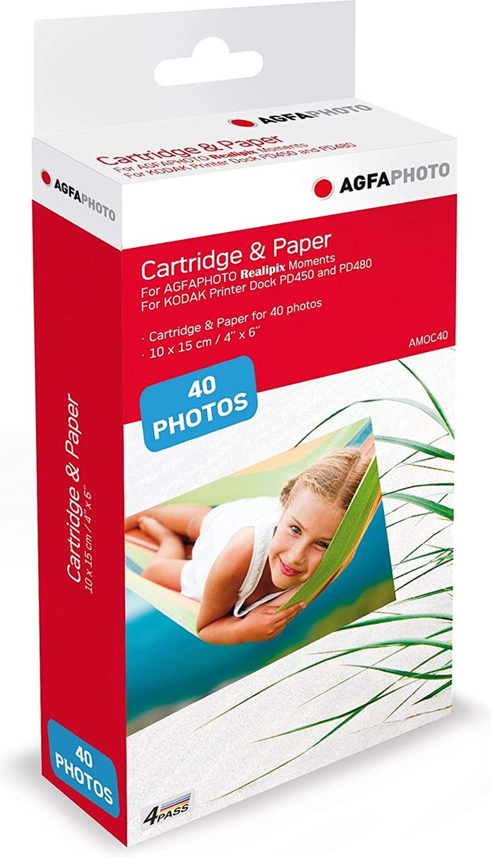 Agfaphoto amoc40 cartouche amoc40 pour imprimante photo 1 pièce(s)