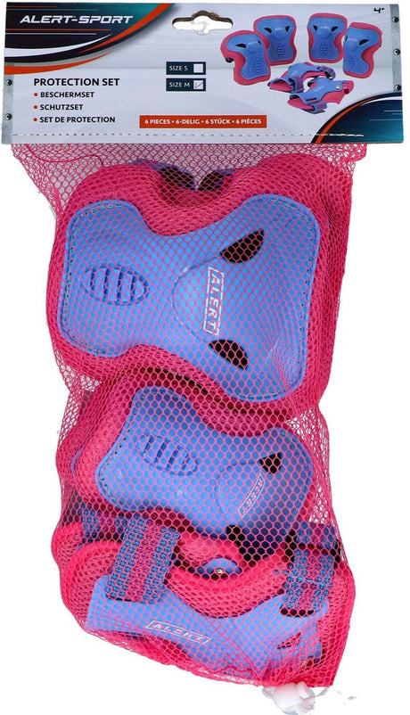 Alert sport skate protection set enfants 3 pièces (taille m) rose | 2 pièces