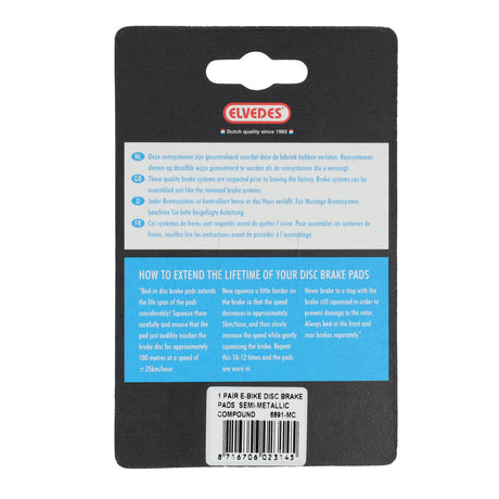Bloc de frein à disque Ensemble de carbone métallique Shimano BR-M810 (1