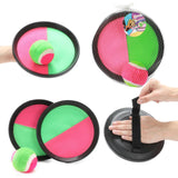 Toi-toys jeu d'attrape-balle avec Velcro, 3 pièces.