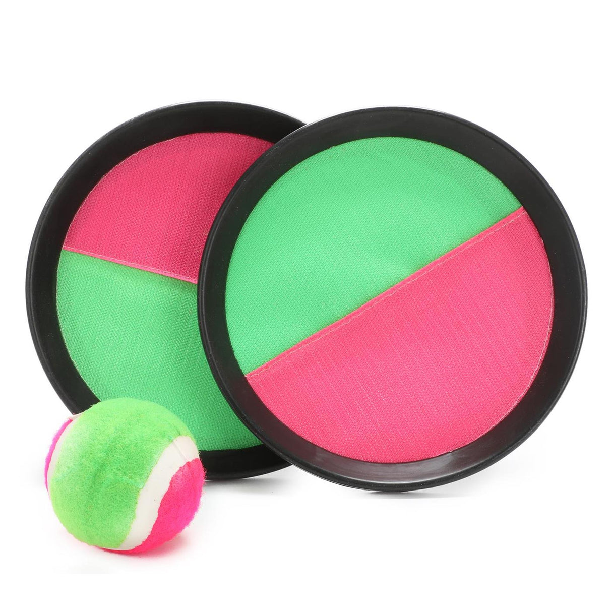 Toi-toys jeu d'attrape-balle avec Velcro, 3 pièces.