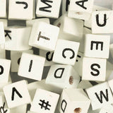 Creativ Company Letter Beads White A-Z, 92st.